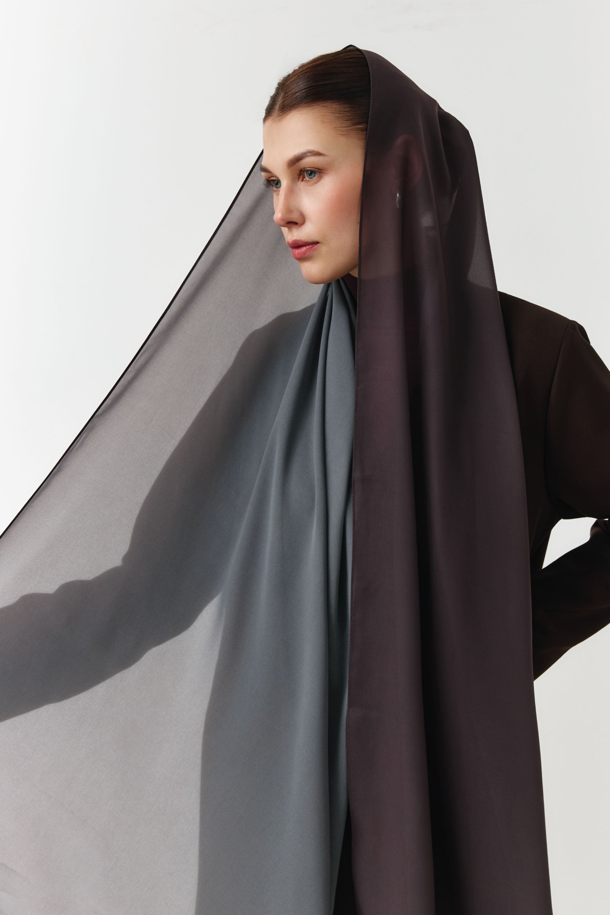 Two Tone Hijab  - Aurora