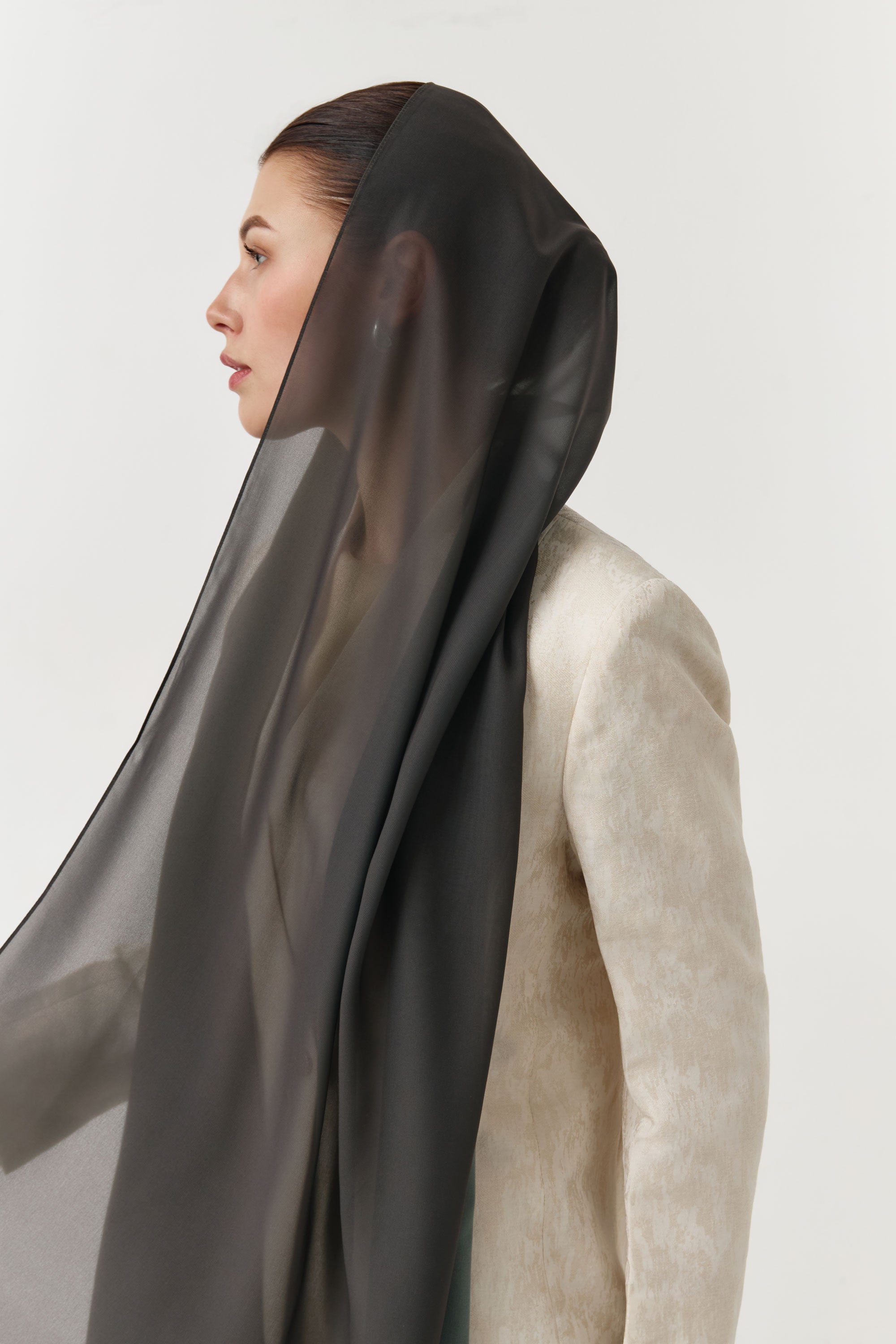 Two Tone Hijab  - Earth