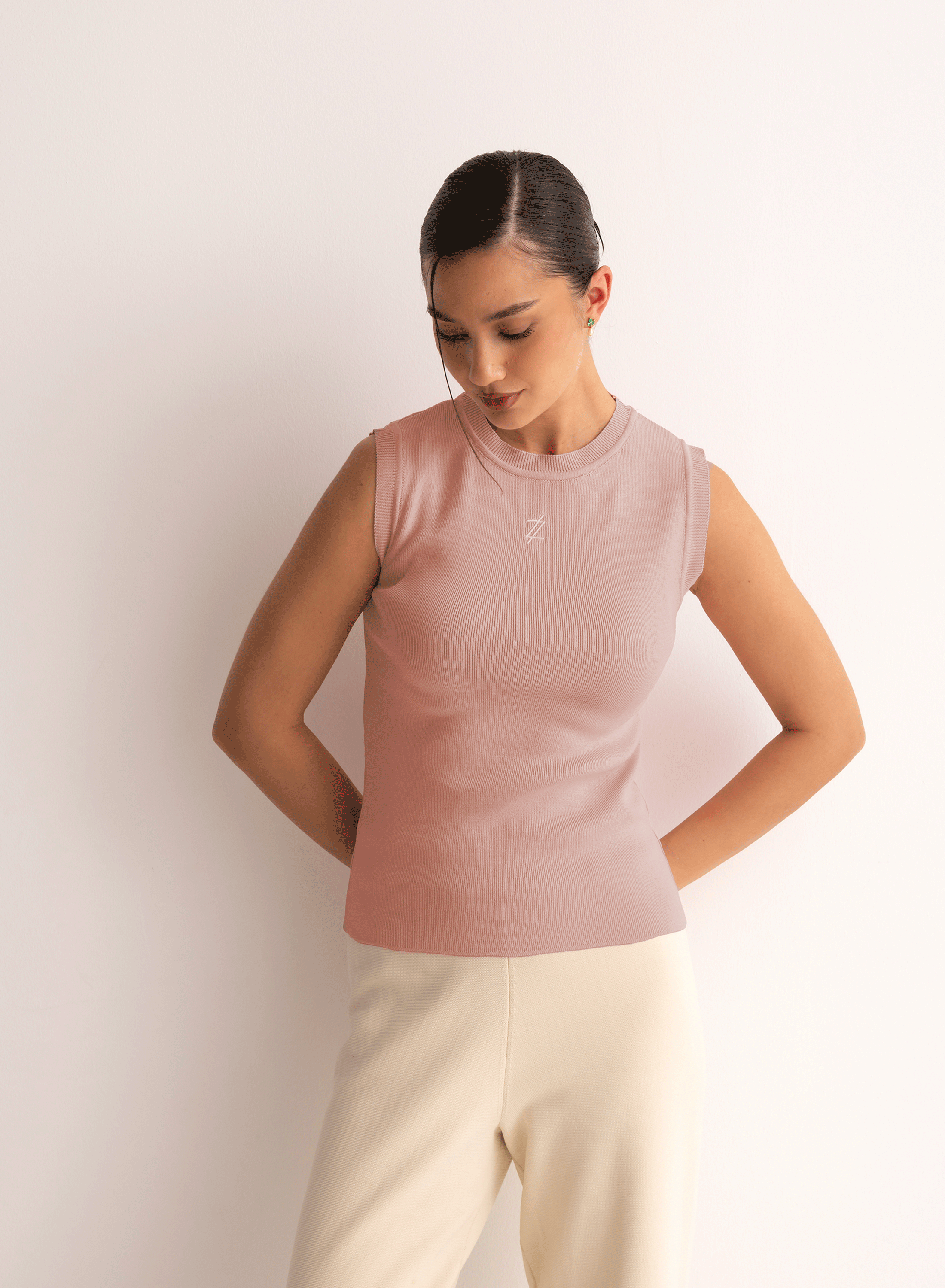 Dusty Pink Crop